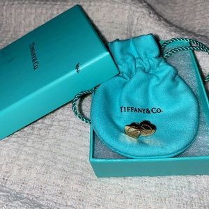 Used Tiffany & Co. rubedo heart tag earrings